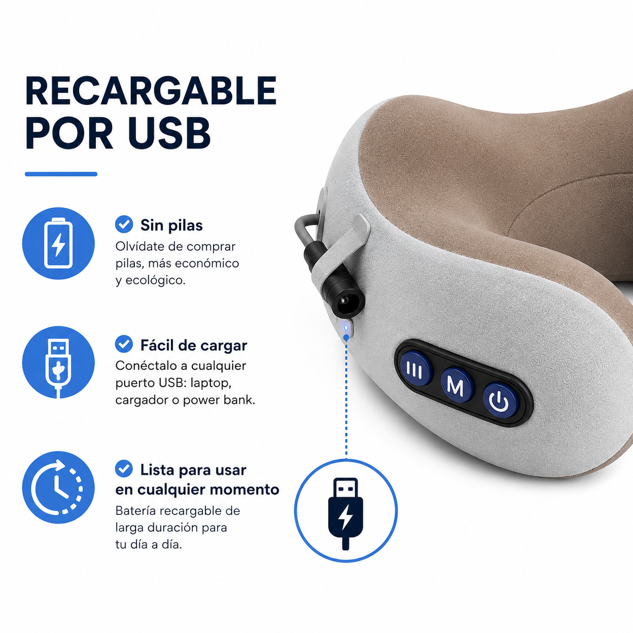 Almohada Cervical de Masaje Inteligente